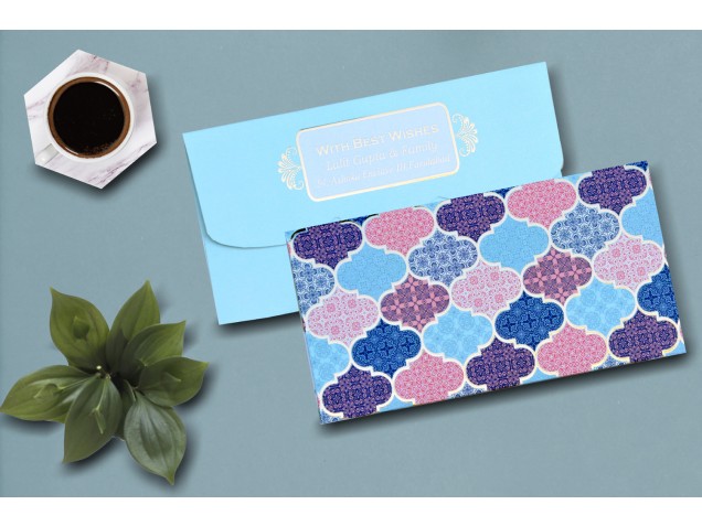 Tile Design Personalised Shagun Envelopes - Pack of 20 -  - Memorys
