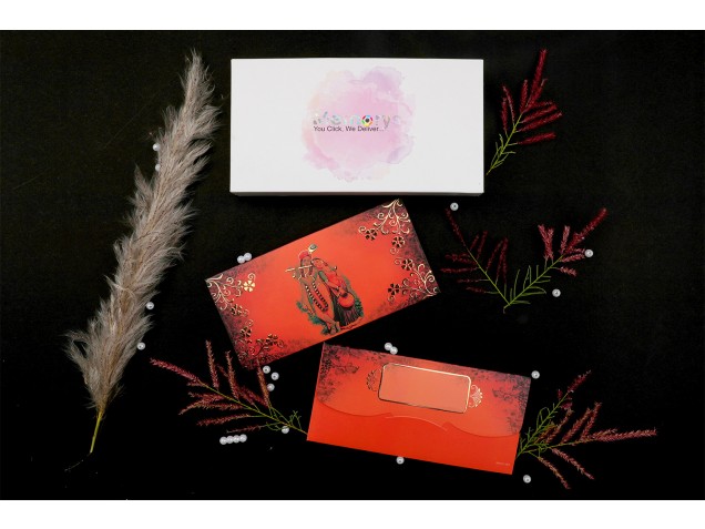 Radha Krishna Designer Shagun Envelopes - Pack of 12 -  - Memorys
