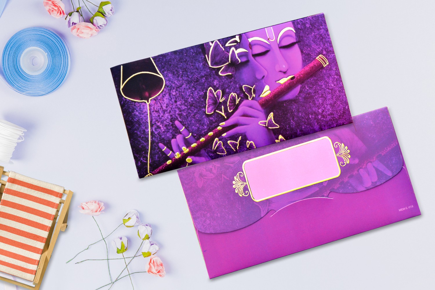 Flute by Krishna Shagun Envelope - Pack of 12