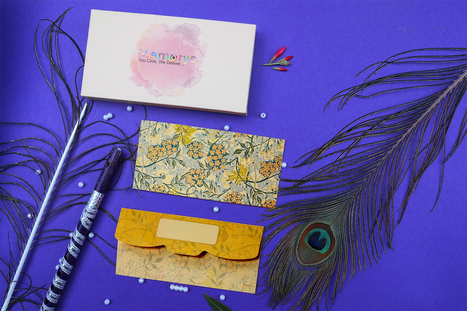 Forest Floral Design Shagun Envelopes - Pack of 12