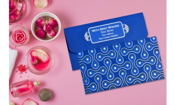 Blue Balloon Design Personalised Shagun Envelope - Pack of 20