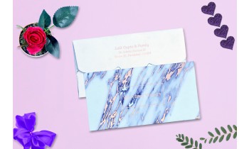 Water Effect Personalised Shagun Envelope - Pack of 20