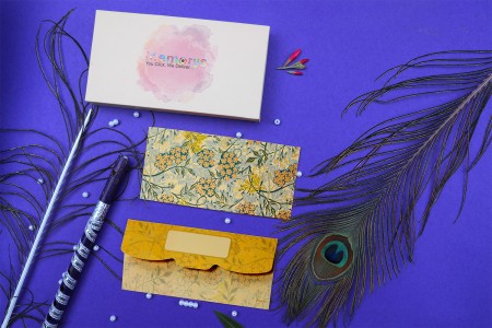 Forest Floral Design Shagun Envelopes - Pack of 12