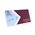 Maroon Delicate Design Personalised Shagun Envelope - Pack of 20 -  - Memorys